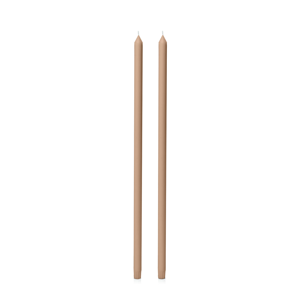 Latte 60cm Dinner Candles Pack of 2