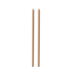 Latte 60cm Dinner Candles Pack of 2