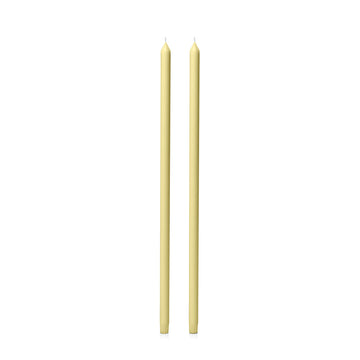 Lemon 60cm Dinner Candles Pack of 2