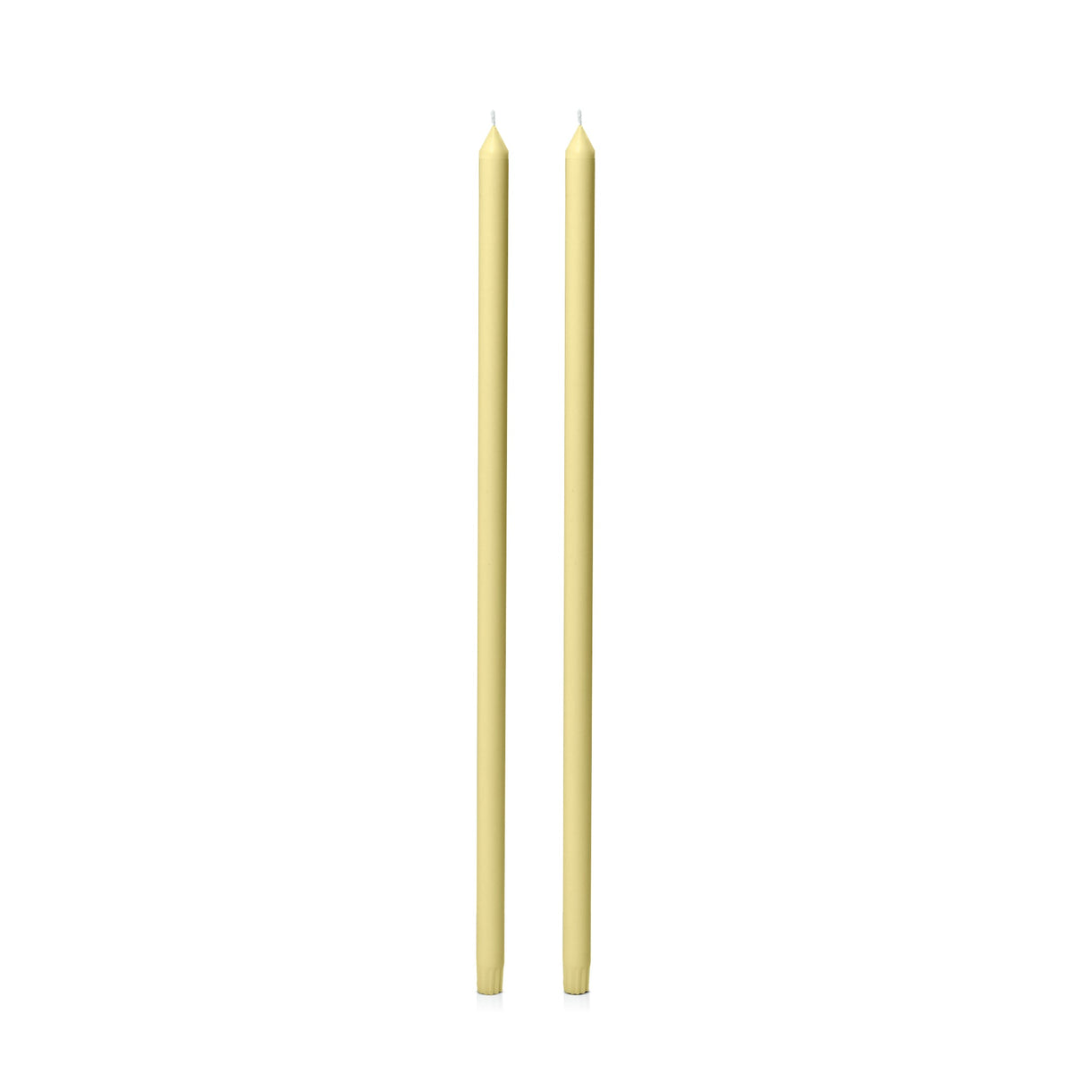 Lemon 60cm Dinner Candles - Pack of 96