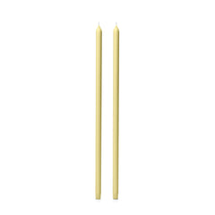 Lemon 60cm Dinner Candles - Pack of 96