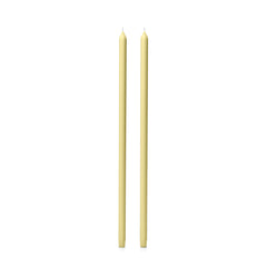 Lemon 60cm Dinner Candles Pack of 2