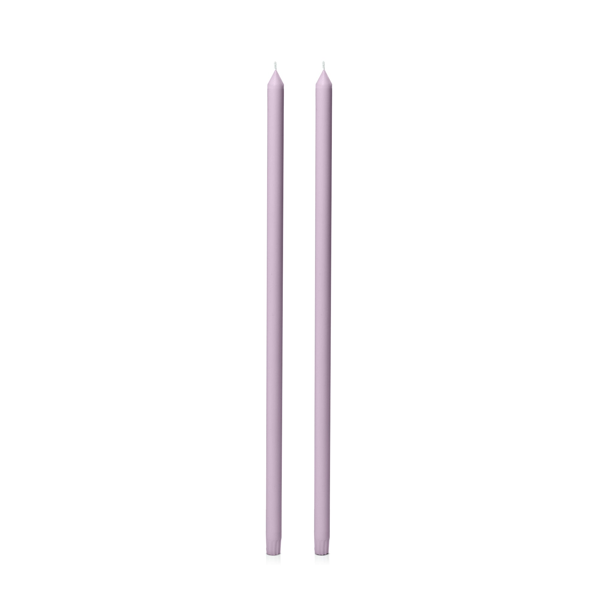 Lilac 60cm Dinner Candles - Pack of 96