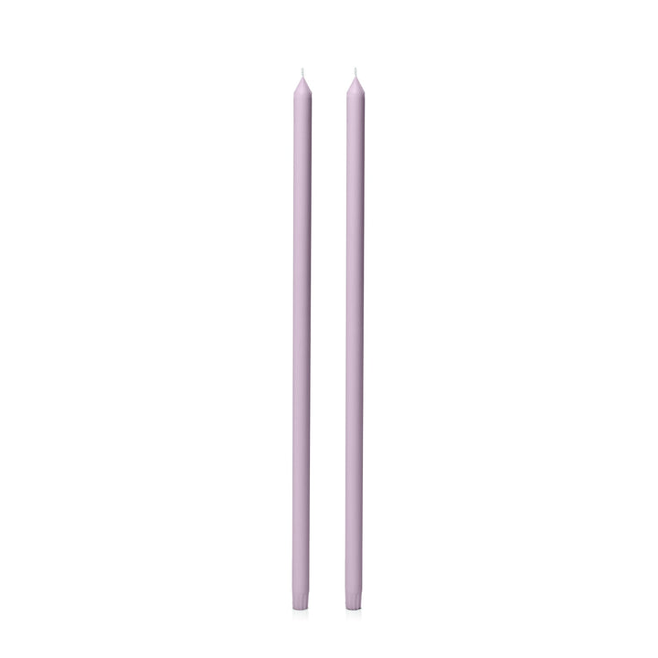 Lilac 60cm Dinner Candles - Pack of 96