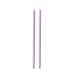 Lilac 60cm Dinner Candles - Pack of 96