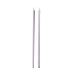 Lilac 60cm Dinner Candles Pack of 2