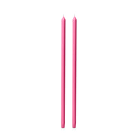 Magenta 60cm Dinner Candles