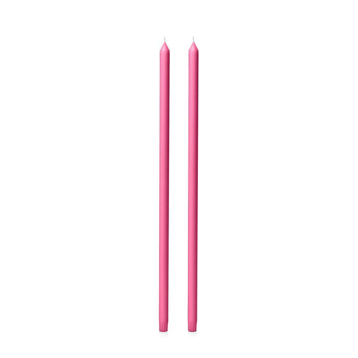 Magenta 60cm Dinner Candles - Pack of 96