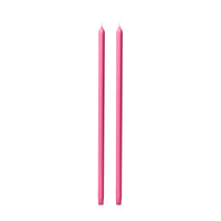 Magenta 60cm Dinner Candles - Pack of 96