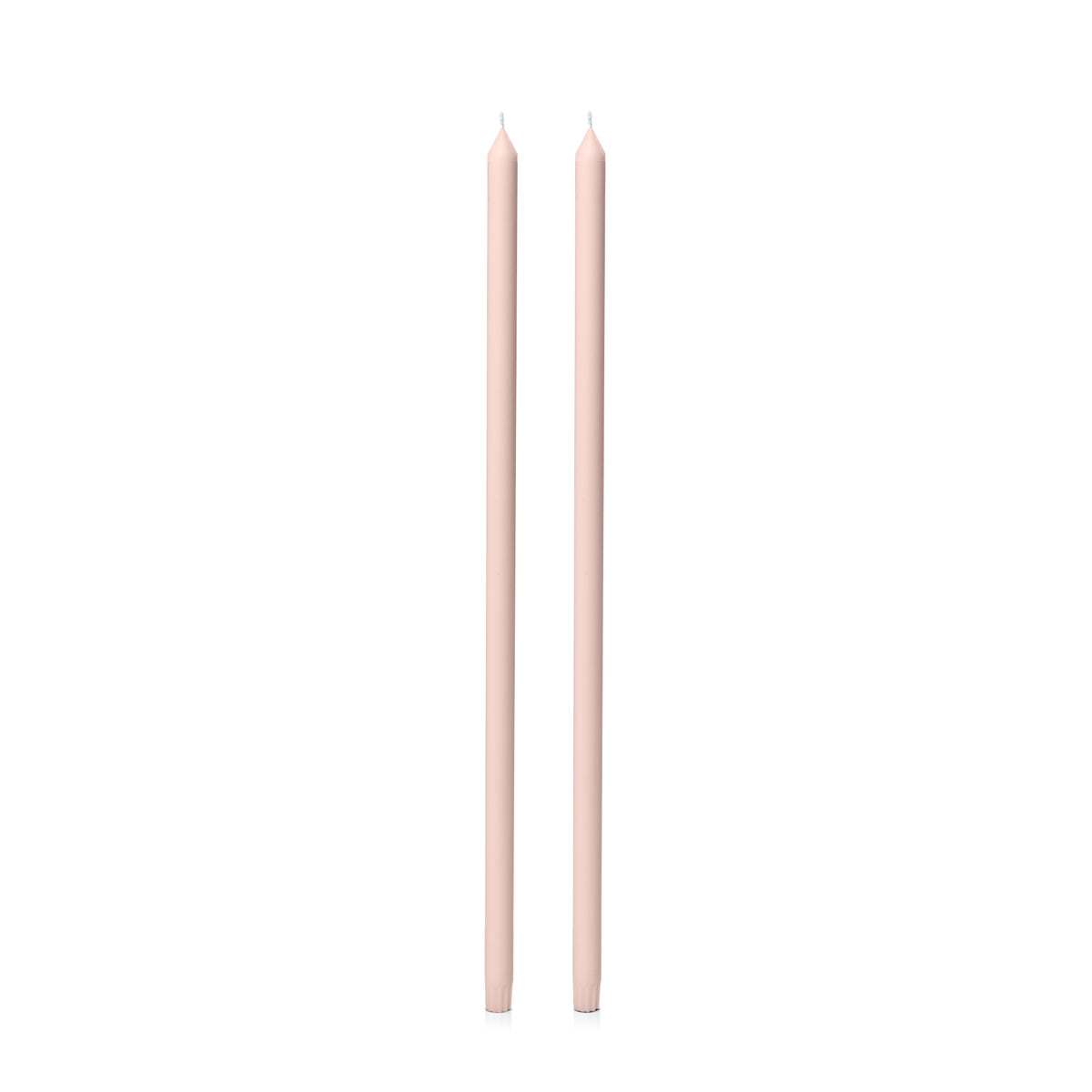 Nude 60cm Dinner Candles Pack of 2