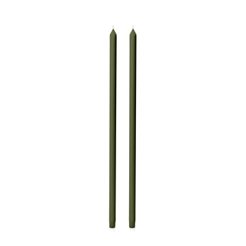 Olive 60cm Dinner Candles - Pack of 96
