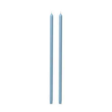 Pastel Blue 60cm Dinner Candles Pack of 2