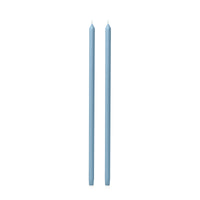 Pastel Blue 60cm Dinner Candles