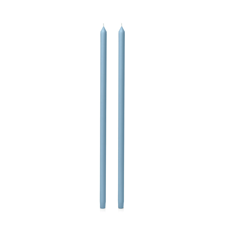 Pastel Blue 60cm Dinner Candles - Pack of 96