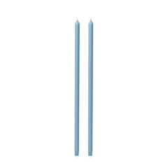 Pastel Blue 60cm Dinner Candles Pack of 2