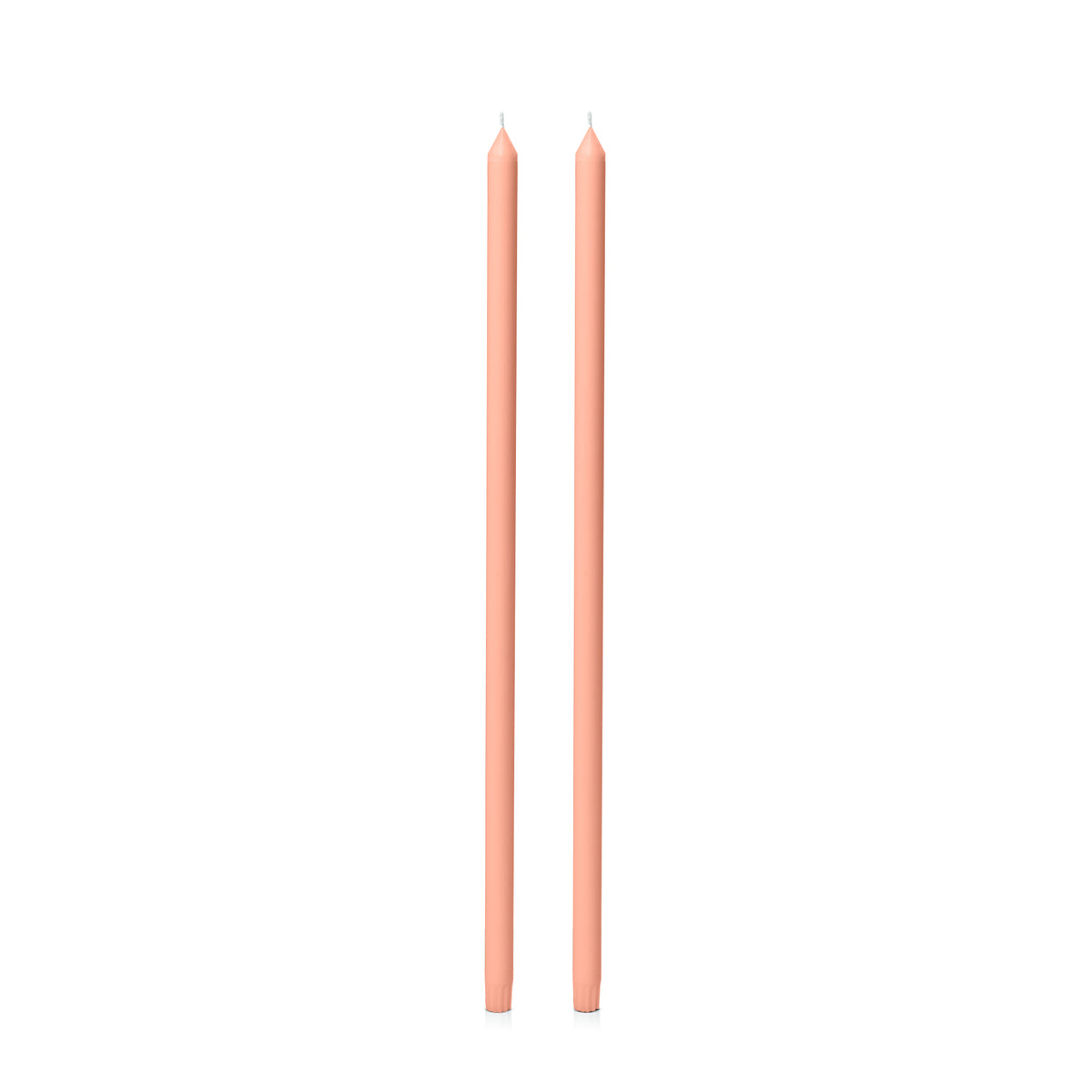 Peach 60cm Dinner Candles Pack of 2