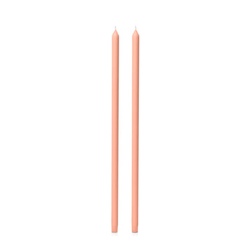 Peach 60cm Dinner Candles - Pack of 96
