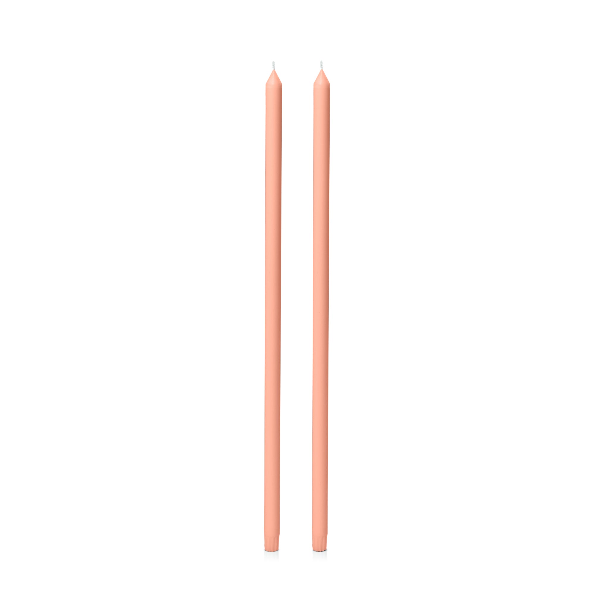 Peach 60cm Dinner Candles - Pack of 96