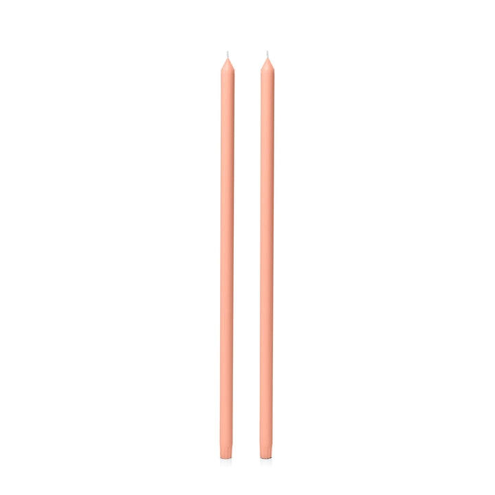 Peach 60cm Dinner Candles - Pack of 96