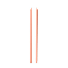 Peach 60cm Dinner Candles Pack of 2