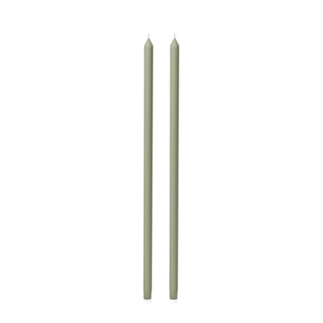 Pale Eucalypt 60cm Dinner Candles - Pack of 96