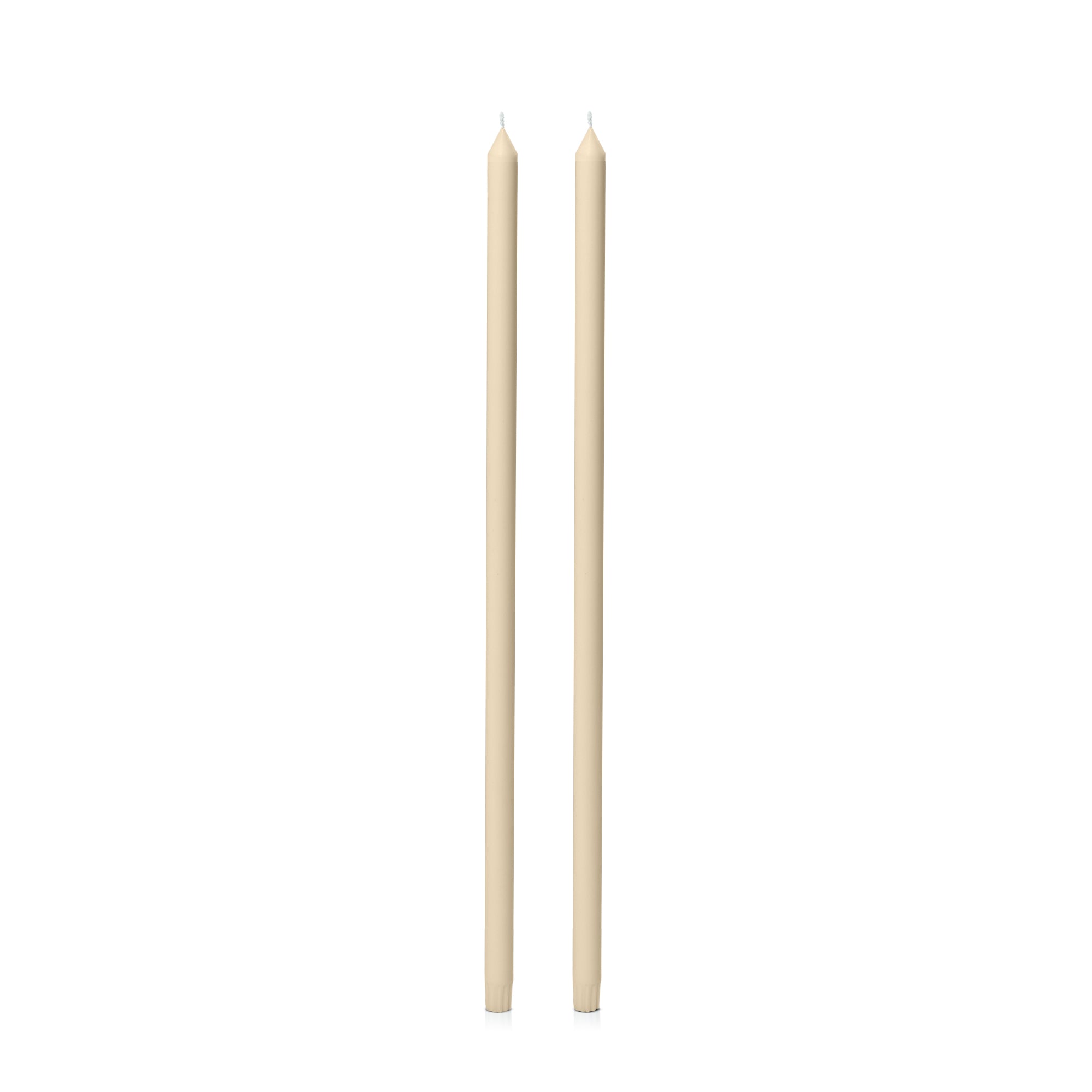 Sandstone 60cm Dinner Candles Pack of 2