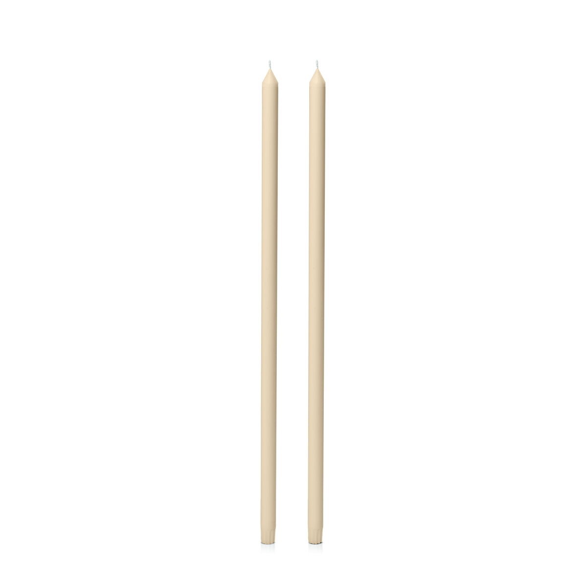Sandstone 60cm Dinner Candles Pack of 2