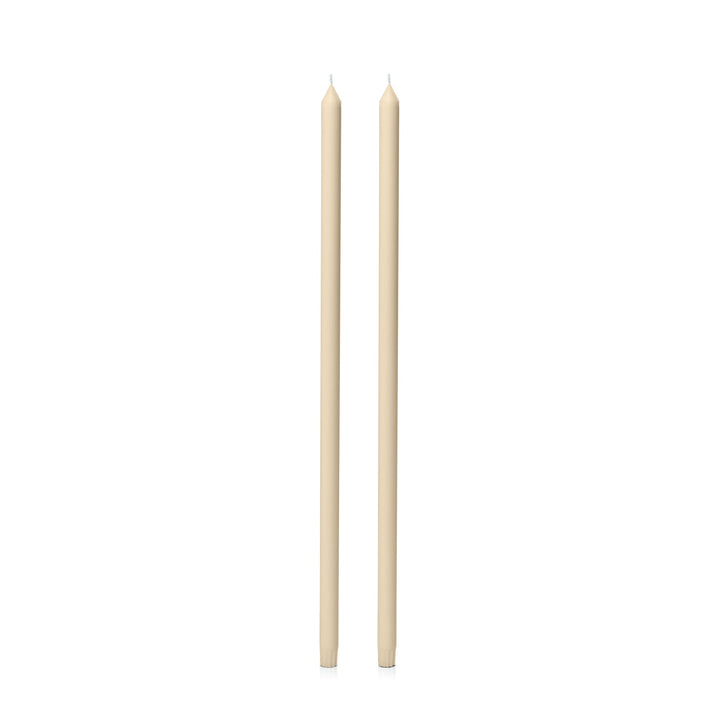 Sandstone 60cm Dinner Candles - Pack of 96