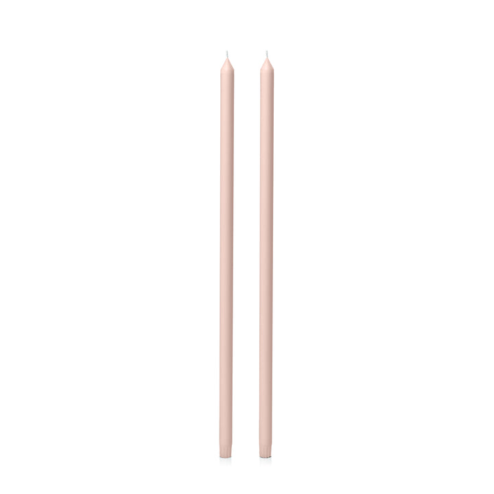 Vintage Blush 60cm Dinner Candles Pack of 2