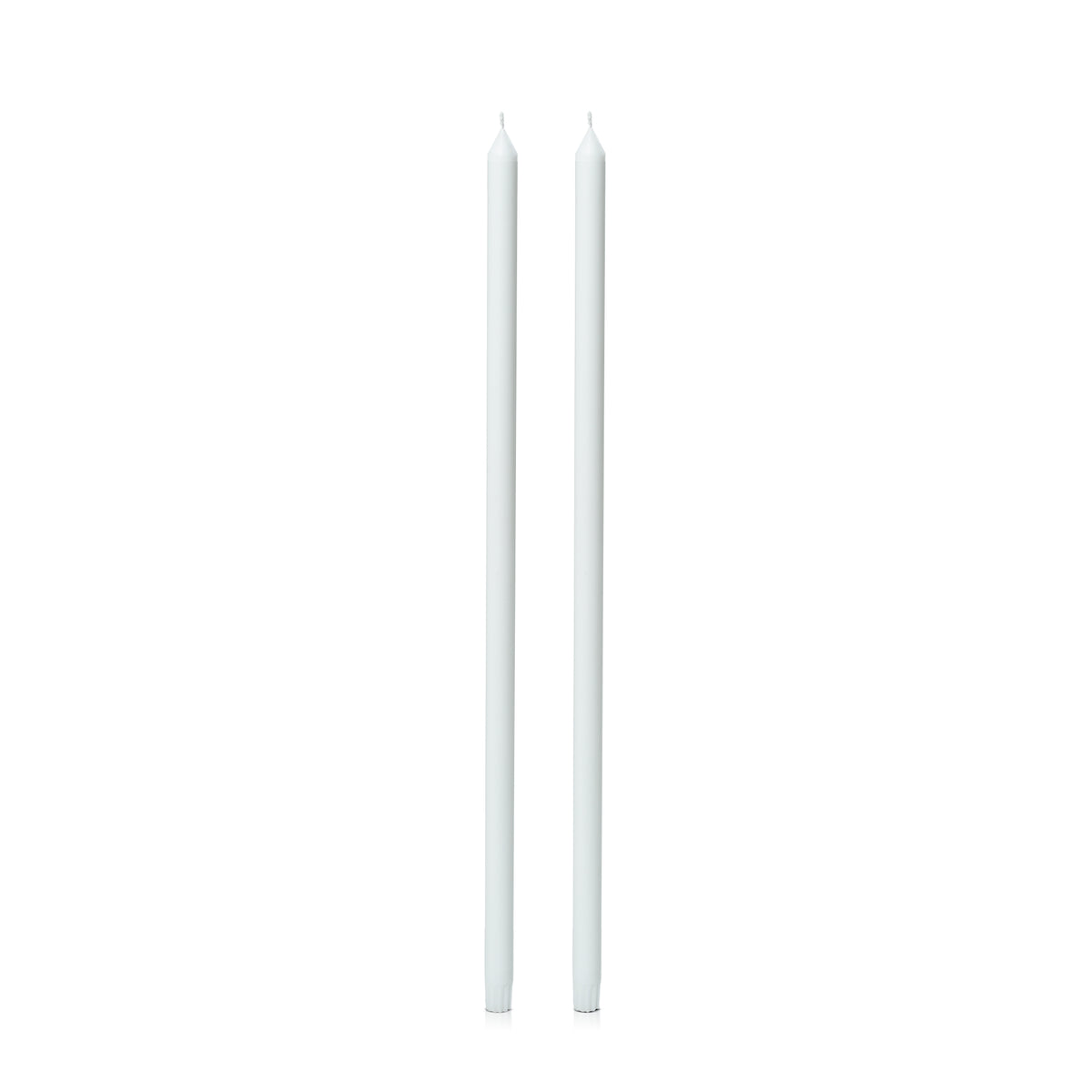 White 60cm Dinner Candles Pack of 2