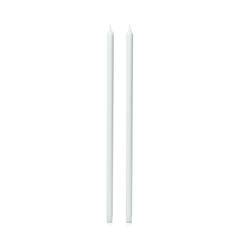 White 60cm Dinner Candles Pack of 2