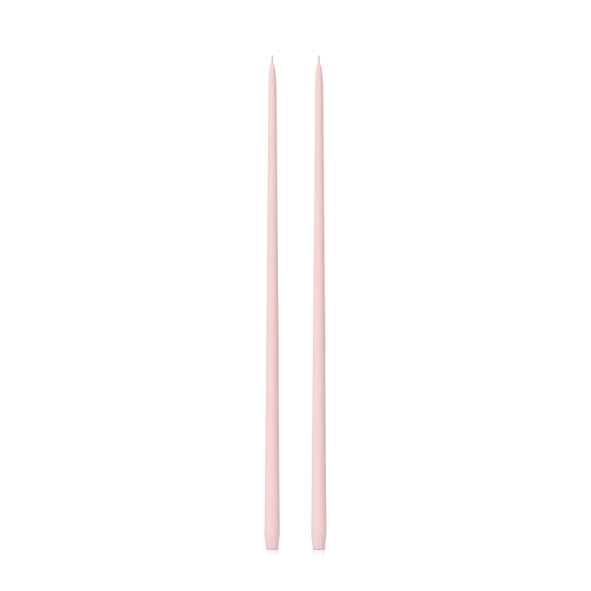 Antique Pink 65cm Taper Candles Pack of 2