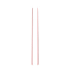 Antique Pink 65cm Taper Candles Pack of 2
