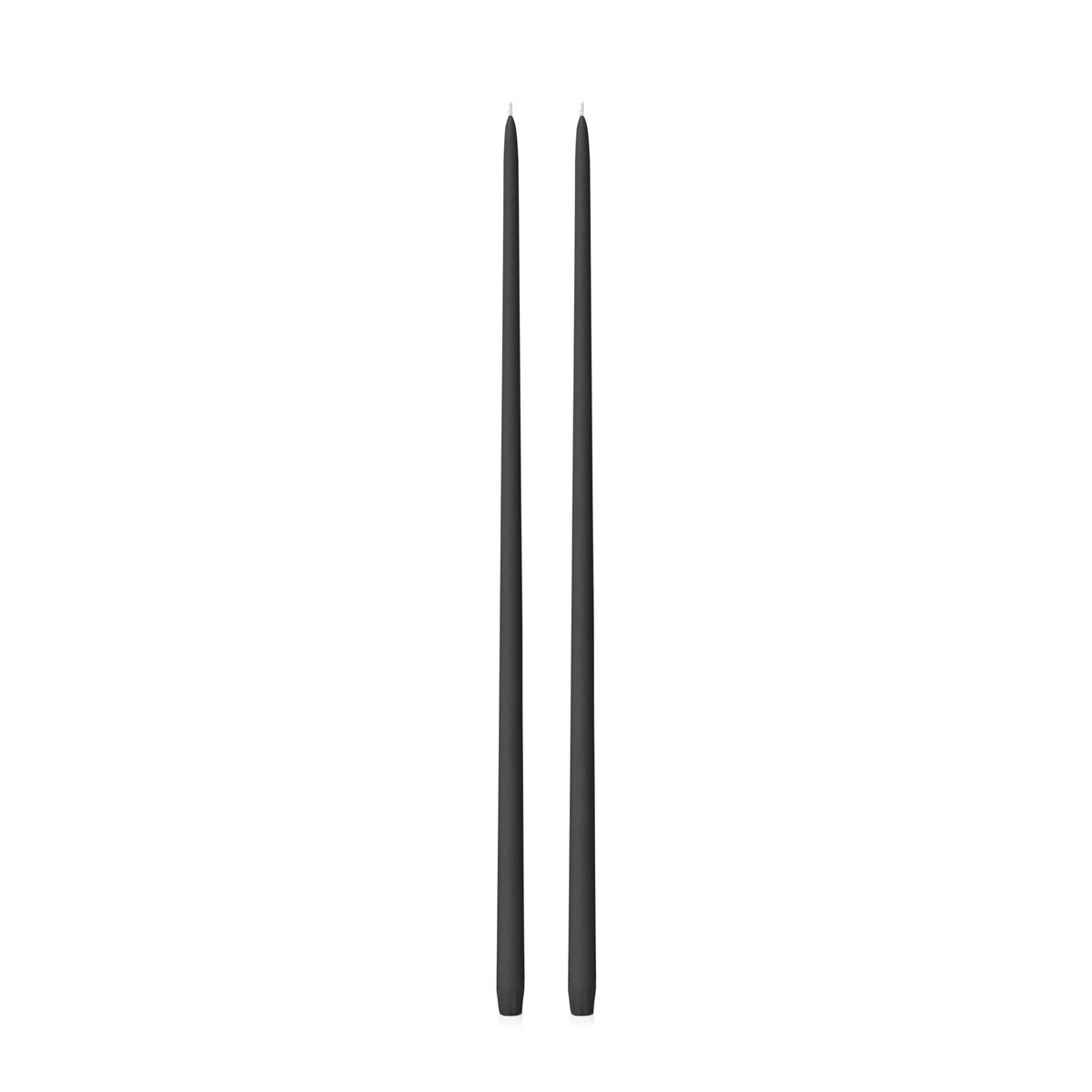 Black 65cm Taper Candles - Pack of 96