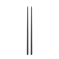 Black 65cm Taper Candles