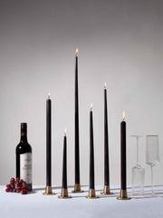 Black 65cm Taper Candles - Pack of 96