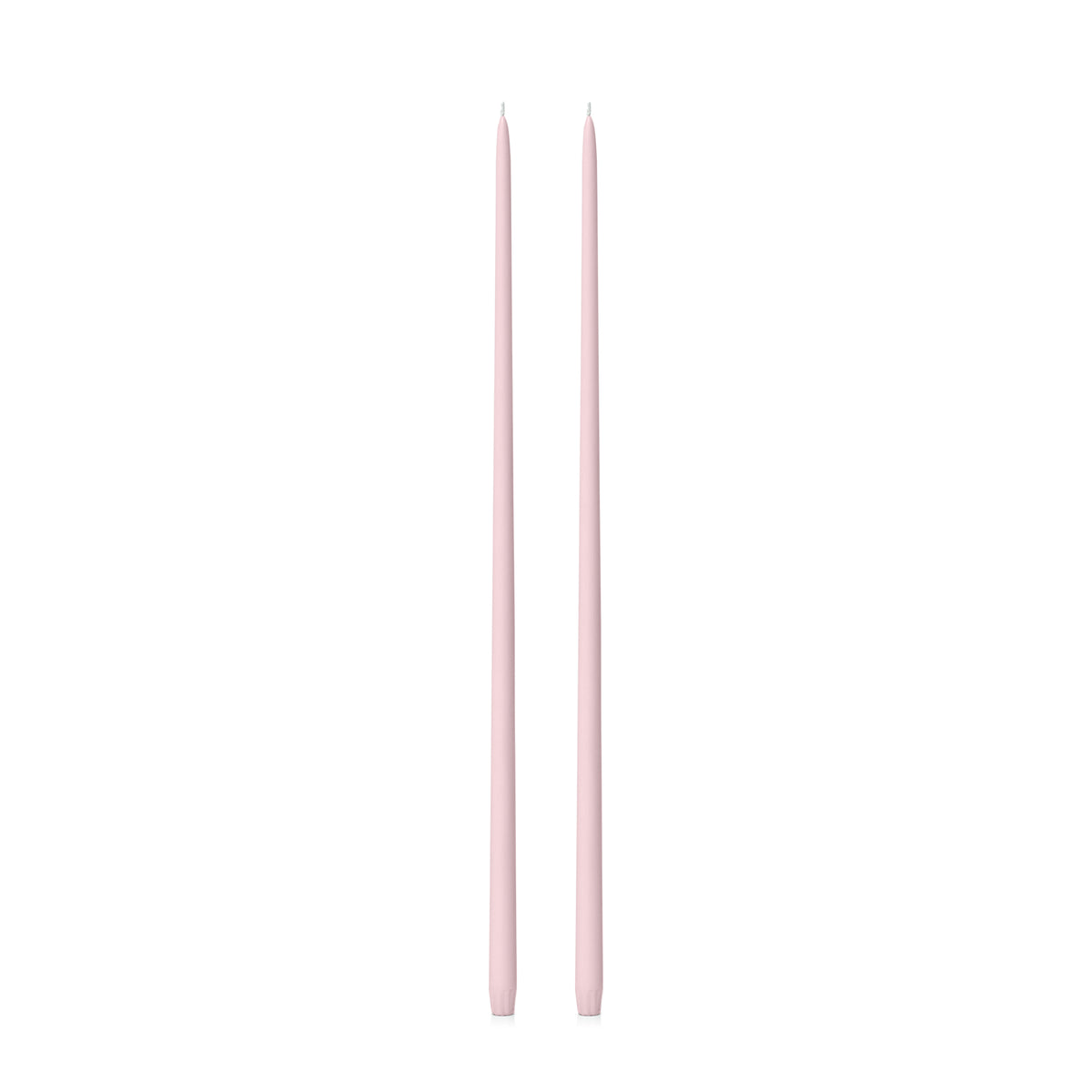 Blush Pink 65cm Taper Candles Pack of 2