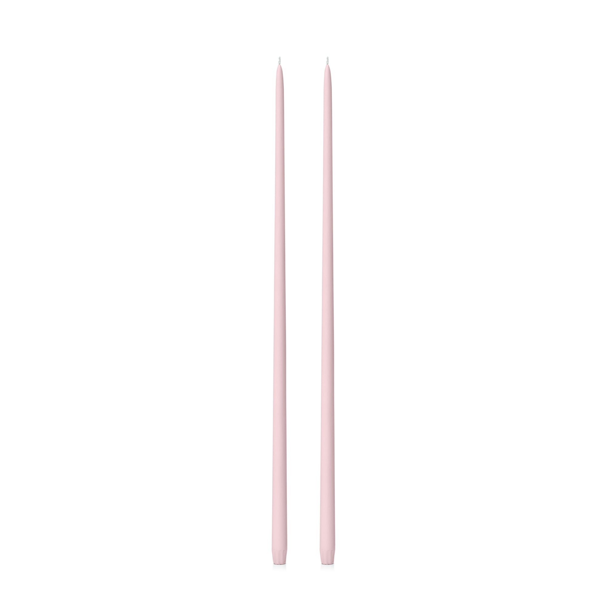 Blush Pink 65cm Taper Candles Pack of 2