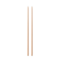 Latte 65cm Taper Candles