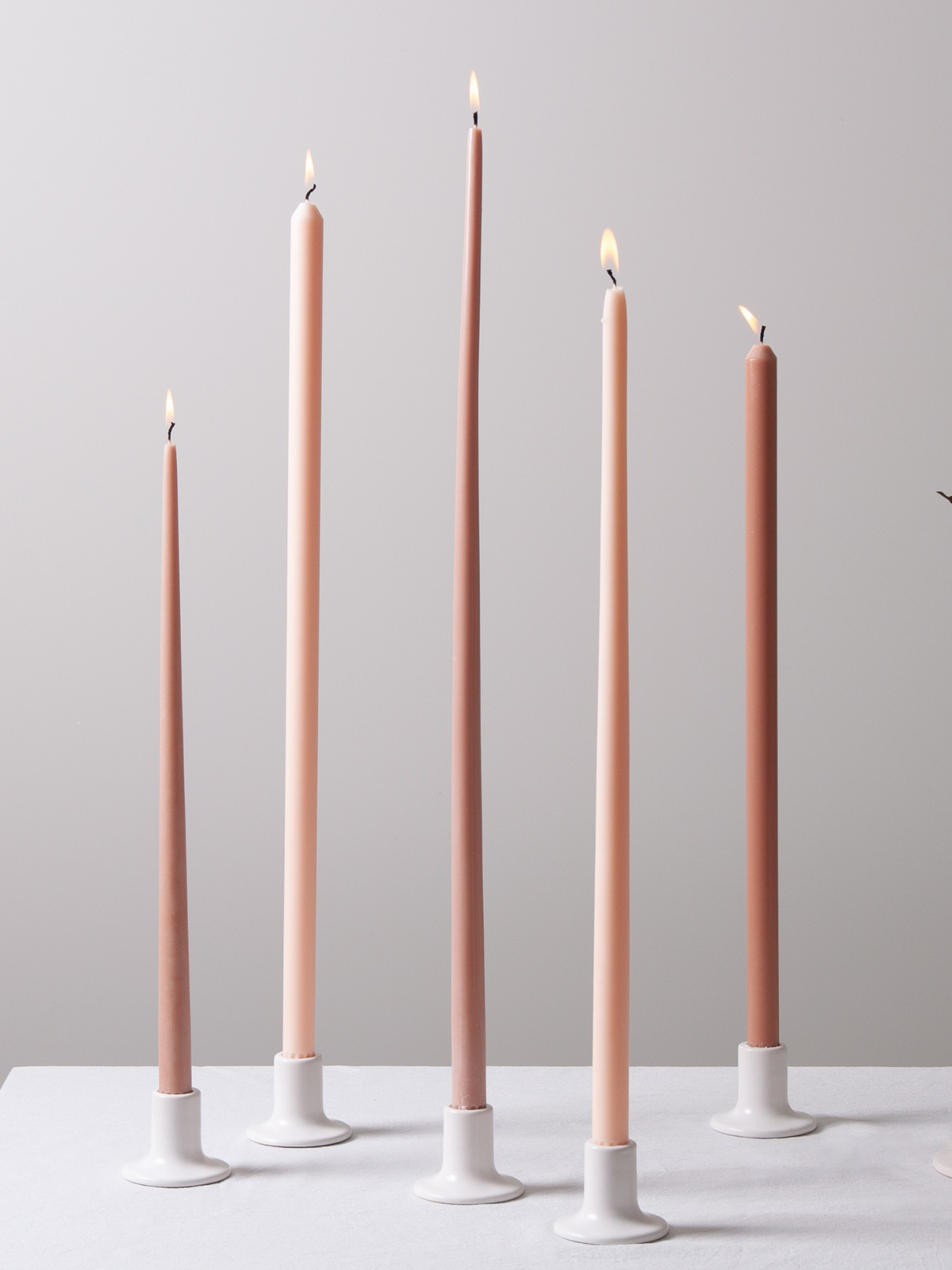 Nude 55cm Taper Candles