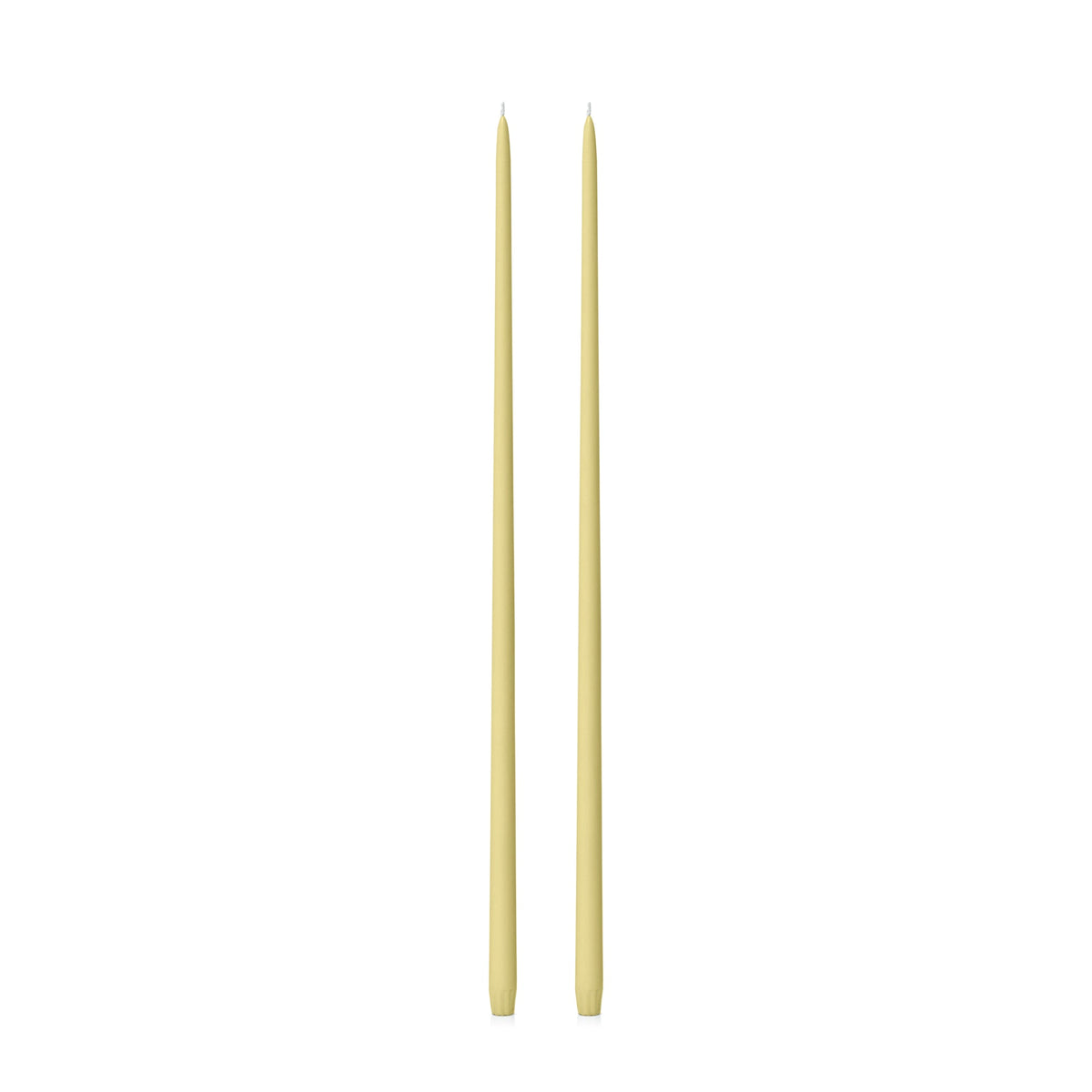 Lemon 65cm Taper Candles - Pack of 96