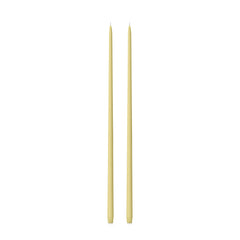 Lemon 65cm Taper Candles - Pack of 96