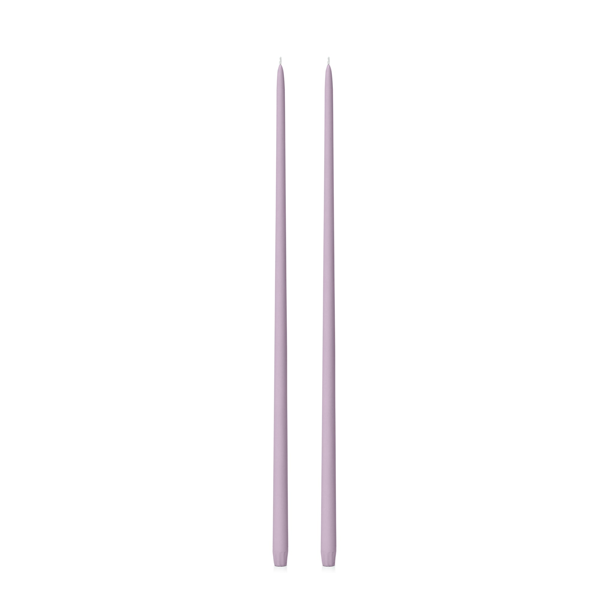 Lilac 65cm Taper Candles Pack of 2