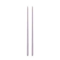 Lilac 65cm Taper Candles