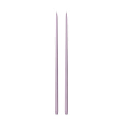 Lilac 65cm Taper Candles Pack of 2