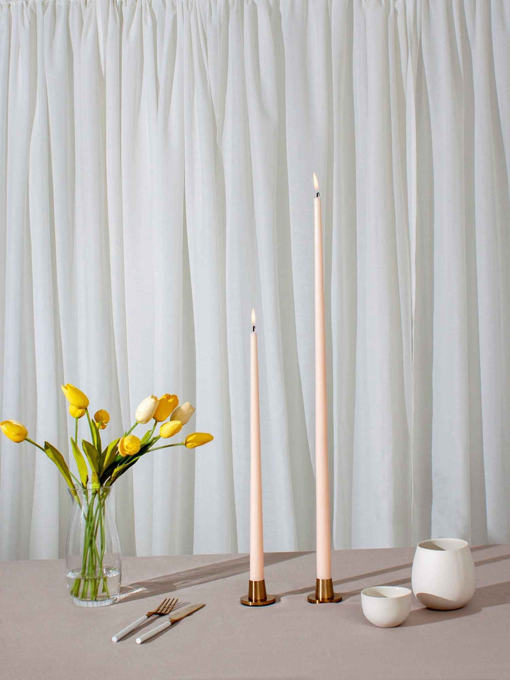 Nude 65cm Taper Candles - Pack of 96
