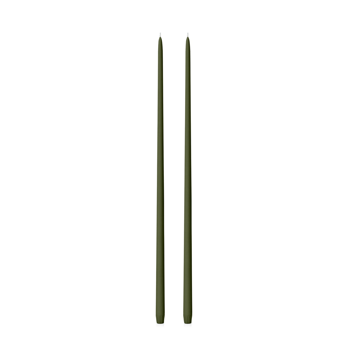 Olive 65cm Taper Candles - Pack of 96