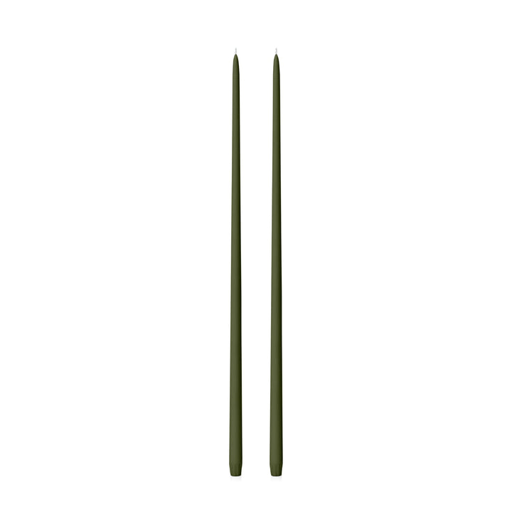 Olive 65cm Taper Candles - Pack of 96