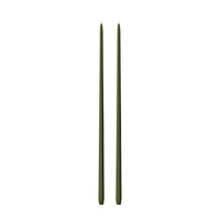 Olive 65cm Taper Candles - Pack of 96