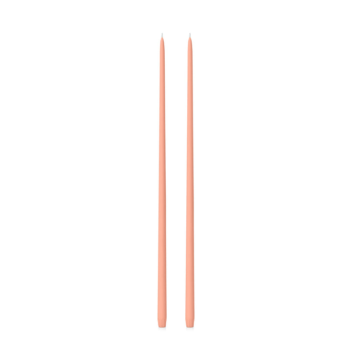 Peach 65cm Taper Candles - Pack of 96